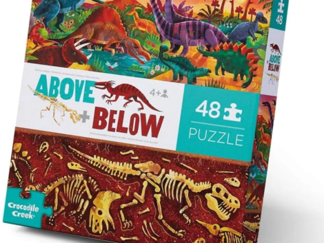 732396760045 ABOVE AND BELOW DINOSAURIO 48 P
