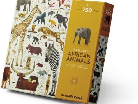 750 piezas animales de africa